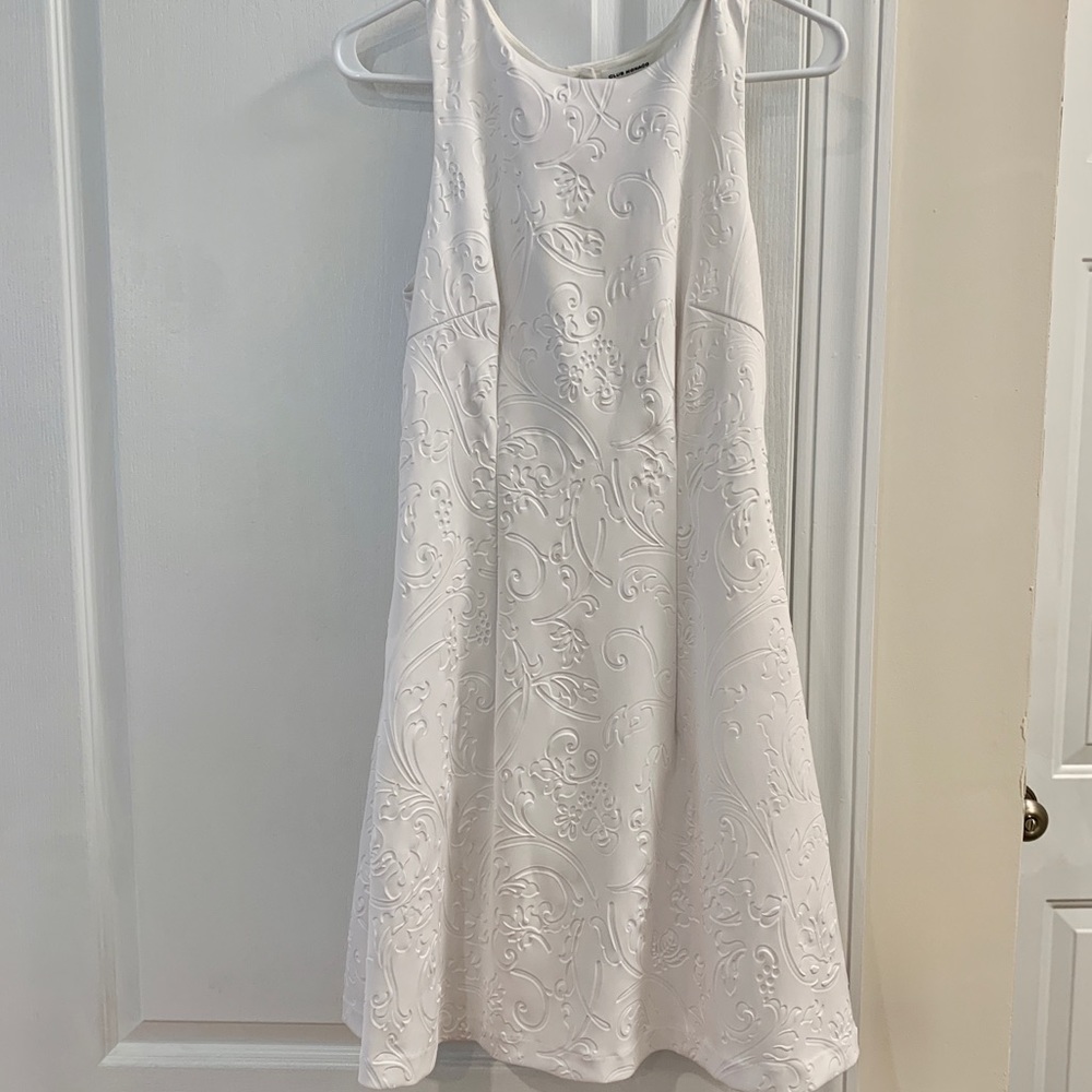 Club Monaco Dress with Embossed Print